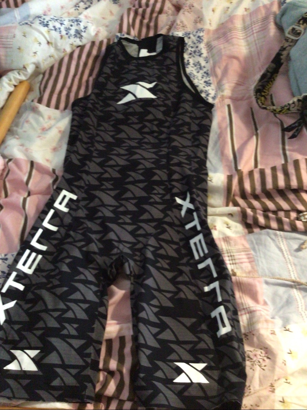 Woman’s Black Athletic Tri Suit - Sleeveless Top